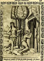 An illustration from Le imagini dei degli antichi (1608)