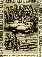 An illustration from Le imagini dei degli antichi (1608)