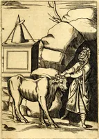 An illustration from Le imagini de i dei de gli antichi : nelle qvali si contengono gl' idoli, i riti, le cerimonie, & altre cose appartenenti alla religione de gli antichi (1592)
