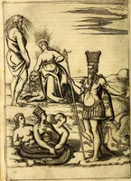 An illustration from Le imagini de i dei de gli antichi : nelle qvali si contengono gl' idoli, i riti, le cerimonie, & altre cose appartenenti alla religione de gli antichi (1592)