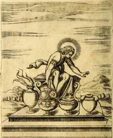 An illustration from Le imagini de i dei de gli antichi : nelle qvali si contengono gl' idoli, i riti, le cerimonie, & altre cose appartenenti alla religione de gli antichi (1592)
