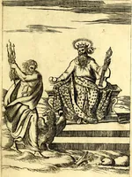 An illustration from Le imagini de i dei de gli antichi : nelle qvali si contengono gl' idoli, i riti, le cerimonie, & altre cose appartenenti alla religione de gli antichi (1592)