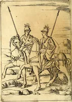 An illustration from Le imagini de i dei de gli antichi : nelle qvali si contengono gl' idoli, i riti, le cerimonie, & altre cose appartenenti alla religione de gli antichi (1592)
