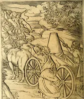 Picture 37 of 97 from Le imagini de i dei de gli antichi : nelle qvali si contengono gl' idoli, i riti, le cerimonie, & altre cose appartenenti alla religione de gli antichi (1592), leaf 219