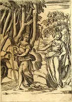 Picture 39 of 97 from Le imagini de i dei de gli antichi : nelle qvali si contengono gl' idoli, i riti, le cerimonie, & altre cose appartenenti alla religione de gli antichi (1592), leaf 238
