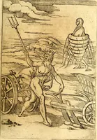 An illustration from Le imagini de i dei de gli antichi : nelle qvali si contengono gl' idoli, i riti, le cerimonie, & altre cose appartenenti alla religione de gli antichi (1592)