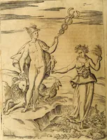 Picture 51 of 97 from Le imagini de i dei de gli antichi : nelle qvali si contengono gl' idoli, i riti, le cerimonie, & altre cose appartenenti alla religione de gli antichi (1592), leaf 299