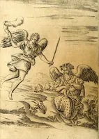 An illustration from Le imagini de i dei de gli antichi : nelle qvali si contengono gl' idoli, i riti, le cerimonie, & altre cose appartenenti alla religione de gli antichi (1592)