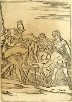 An illustration from Le imagini de i dei de gli antichi : nelle qvali si contengono gl' idoli, i riti, le cerimonie, & altre cose appartenenti alla religione de gli antichi (1592)
