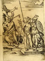 An illustration from Le imagini de i dei de gli antichi : nelle qvali si contengono gl' idoli, i riti, le cerimonie, & altre cose appartenenti alla religione de gli antichi (1592)