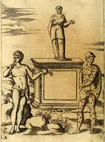 An illustration from Le imagini de i dei de gli antichi : nelle qvali si contengono gl' idoli, i riti, le cerimonie, & altre cose appartenenti alla religione de gli antichi (1592)