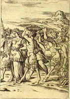 An illustration from Le imagini de i dei de gli antichi : nelle qvali si contengono gl' idoli, i riti, le cerimonie, & altre cose appartenenti alla religione de gli antichi (1592)