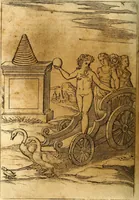 An illustration from Le imagini de i dei de gli antichi : nelle qvali si contengono gl' idoli, i riti, le cerimonie, & altre cose appartenenti alla religione de gli antichi (1592)