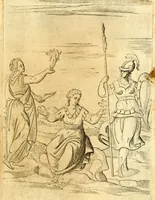 An illustration from Le imagini de i dei de gli antichi : nelle qvali si contengono gl' idoli, i riti, le cerimonie, & altre cose appartenenti alla religione de gli antichi (1592)