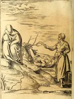 An illustration from Le imagini de i dei de gli antichi : nelle qvali si contengono gl' idoli, i riti, le cerimonie, & altre cose appartenenti alla religione de gli antichi (1592)