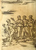 An illustration from Le imagini de i dei de gli antichi : nelle qvali si contengono gl' idoli, i riti, le cerimonie, & altre cose appartenenti alla religione de gli antichi (1592)