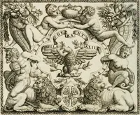 Picture 53 of 246 from Le imprese illustri : con espositioni et discorsi del Sor Ieronimo Ruscelli : al serenissimo et sempre felicissimo re Catolico Filippo D'Austaria : con la giunta di altre imprese tutto riordinato et corretto da Fran.co Patritio (1572), leaf 129