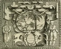 An illustration from Le imprese illustri : con espositioni et discorsi del Sor Ieronimo Ruscelli : al serenissimo et sempre felicissimo re Catolico Filippo D'Austaria : con la giunta di altre imprese tutto riordinato et corretto da Fran.co Patritio (1572)