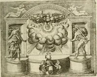 Picture 150 of 246 from Le imprese illustri : con espositioni et discorsi del Sor Ieronimo Ruscelli : al serenissimo et sempre felicissimo re Catolico Filippo D'Austaria : con la giunta di altre imprese tutto riordinato et corretto da Fran.co Patritio (1572), leaf 374