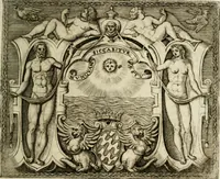 Picture 153 of 246 from Le imprese illustri : con espositioni et discorsi del Sor Ieronimo Ruscelli : al serenissimo et sempre felicissimo re Catolico Filippo D'Austaria : con la giunta di altre imprese tutto riordinato et corretto da Fran.co Patritio (1572), leaf 386