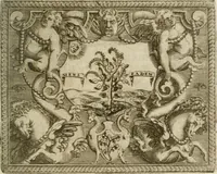 An illustration from Le imprese illustri : con espositioni et discorsi del Sor Ieronimo Ruscelli : al serenissimo et sempre felicissimo re Catolico Filippo D'Austaria : con la giunta di altre imprese tutto riordinato et corretto da Fran.co Patritio (1572)