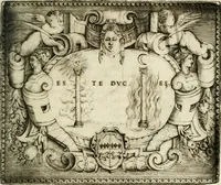 Picture 171 of 246 from Le imprese illustri : con espositioni et discorsi del Sor Ieronimo Ruscelli : al serenissimo et sempre felicissimo re Catolico Filippo D'Austaria : con la giunta di altre imprese tutto riordinato et corretto da Fran.co Patritio (1572), leaf 464