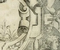 An illustration from Le imprese illustri : con espositioni et discorsi del Sor Ieronimo Ruscelli : al serenissimo et sempre felicissimo re Catolico Filippo D'Austaria : con la giunta di altre imprese tutto riordinato et corretto da Fran.co Patritio (1572)
