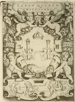 An illustration from Le imprese illustri : con espositioni et discorsi del Sor Ieronimo Ruscelli : al serenissimo et sempre felicissimo re Catolico Filippo D'Austaria : con la giunta di altre imprese tutto riordinato et corretto da Fran.co Patritio (1572)