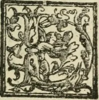 An illustration from Le imprese illustri : con espositioni et discorsi del Sor Ieronimo Ruscelli : al serenissimo et sempre felicissimo re Catolico Filippo D'Austaria : con la giunta di altre imprese tutto riordinato et corretto da Fran.co Patritio (1572)