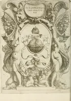 An illustration from Le imprese illustri : con espositioni et discorsi del Sor Ieronimo Ruscelli : al serenissimo et sempre felicissimo re Catolico Filippo D'Austaria : con la giunta di altre imprese tutto riordinato et corretto da Fran.co Patritio (1572)