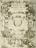 An illustration from Le imprese illustri : con espositioni et discorsi del Sor Ieronimo Ruscelli : al serenissimo et sempre felicissimo re Catolico Filippo D'Austaria : con la giunta di altre imprese tutto riordinato et corretto da Fran.co Patritio (1572)