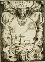 An illustration from Le imprese illustri : con espositioni et discorsi del Sor Ieronimo Ruscelli : al serenissimo et sempre felicissimo re Catolico Filippo D'Austaria : con la giunta di altre imprese tutto riordinato et corretto da Fran.co Patritio (1572)