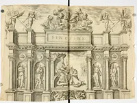 An illustration from Le imprese illvstri del s.or Ieronimo Rvscelli. Aggivntovi nvovam.te il qvarto libro da Vincenzo Rvscelli da Viterbo.. (1584)