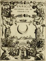 An illustration from Le imprese illvstri del s.or Ieronimo Rvscelli. Aggivntovi nvovam.te il qvarto libro da Vincenzo Rvscelli da Viterbo.. (1584)