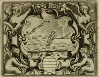 An illustration from Le imprese illvstri del s.or Ieronimo Rvscelli. Aggivntovi nvovam.te il qvarto libro da Vincenzo Rvscelli da Viterbo.. (1584)