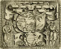 An illustration from Le imprese illvstri del s.or Ieronimo Rvscelli. Aggivntovi nvovam.te il qvarto libro da Vincenzo Rvscelli da Viterbo.. (1584)