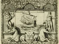 An illustration from Le imprese illvstri del s.or Ieronimo Rvscelli. Aggivntovi nvovam.te il qvarto libro da Vincenzo Rvscelli da Viterbo.. (1584)