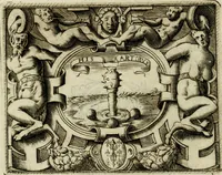An illustration from Le imprese illvstri del s.or Ieronimo Rvscelli. Aggivntovi nvovam.te il qvarto libro da Vincenzo Rvscelli da Viterbo.. (1584)
