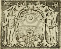 An illustration from Le imprese illvstri del s.or Ieronimo Rvscelli. Aggivntovi nvovam.te il qvarto libro da Vincenzo Rvscelli da Viterbo.. (1584)