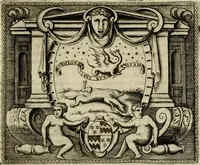 An illustration from Le imprese illvstri del s.or Ieronimo Rvscelli. Aggivntovi nvovam.te il qvarto libro da Vincenzo Rvscelli da Viterbo.. (1584)