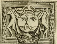 An illustration from Le imprese illvstri del s.or Ieronimo Rvscelli. Aggivntovi nvovam.te il qvarto libro da Vincenzo Rvscelli da Viterbo.. (1584)