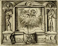 An illustration from Le imprese illvstri del s.or Ieronimo Rvscelli. Aggivntovi nvovam.te il qvarto libro da Vincenzo Rvscelli da Viterbo.. (1584)