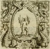 An illustration from Le imprese illvstri del s.or Ieronimo Rvscelli. Aggivntovi nvovam.te il qvarto libro da Vincenzo Rvscelli da Viterbo.. (1584)