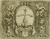 An illustration from Le imprese illvstri del s.or Ieronimo Rvscelli. Aggivntovi nvovam.te il qvarto libro da Vincenzo Rvscelli da Viterbo.. (1584)
