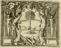 An illustration from Le imprese illvstri del s.or Ieronimo Rvscelli. Aggivntovi nvovam.te il qvarto libro da Vincenzo Rvscelli da Viterbo.. (1584)