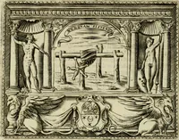 An illustration from Le imprese illvstri del s.or Ieronimo Rvscelli. Aggivntovi nvovam.te il qvarto libro da Vincenzo Rvscelli da Viterbo.. (1584)