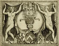 An illustration from Le imprese illvstri del s.or Ieronimo Rvscelli. Aggivntovi nvovam.te il qvarto libro da Vincenzo Rvscelli da Viterbo.. (1584)