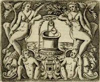 An illustration from Le imprese illvstri del s.or Ieronimo Rvscelli. Aggivntovi nvovam.te il qvarto libro da Vincenzo Rvscelli da Viterbo.. (1584)