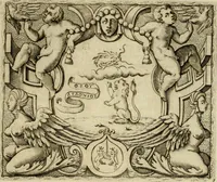 An illustration from Le imprese illvstri del s.or Ieronimo Rvscelli. Aggivntovi nvovam.te il qvarto libro da Vincenzo Rvscelli da Viterbo.. (1584)