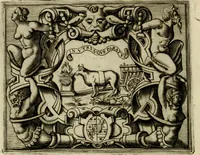 An illustration from Le imprese illvstri del s.or Ieronimo Rvscelli. Aggivntovi nvovam.te il qvarto libro da Vincenzo Rvscelli da Viterbo.. (1584)